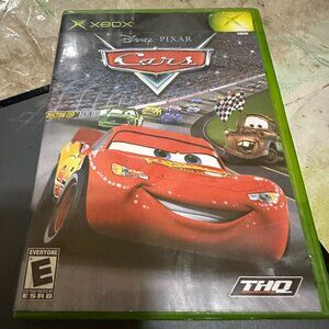 Disney PIXAR Cars Microsoft Xbox Game With Box NO MANUAL Tested